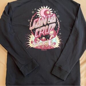 NWT Santa Cruz Black graphic Sweatshirt